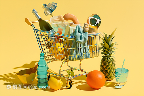 滿載生活 購物車里的日用雜品